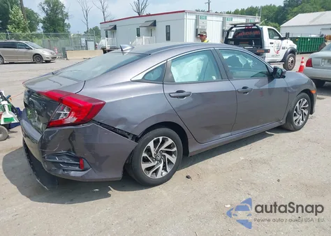 2018 Honda Civic Ex z USA, uszkodzony, nr VIN 2HGFC2F76JH560380